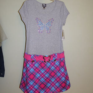 Pink & Violet Children's Dress Size XL 14/16